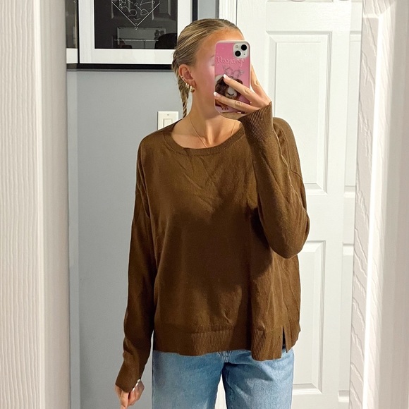 Vince Brown 100% Cashmere Sweater - Picture 1 of 10